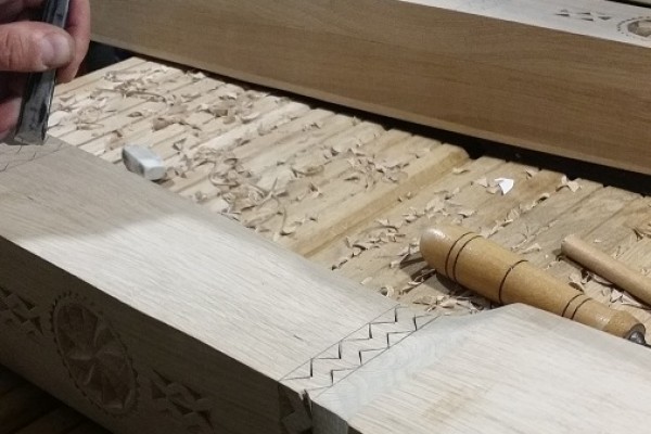 sculptură populară - stâlpi de catapeteasmă