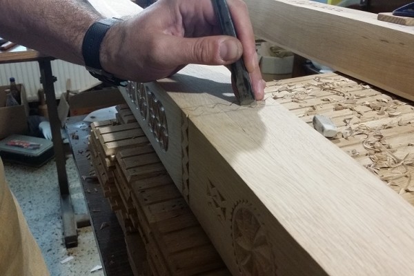 sculptură populară - stâlpi de catapeteasmă