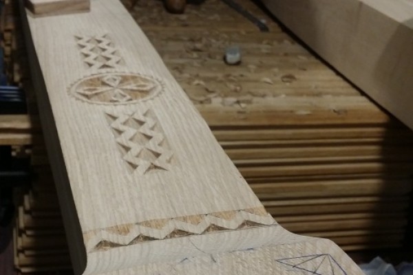 sculptură populară - stâlpi de catapeteasmă