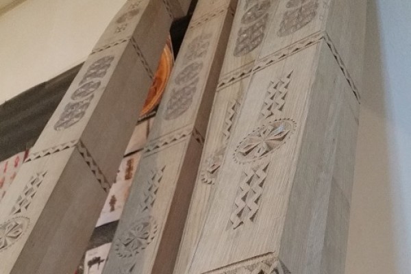 sculptură populară - stâlpi de catapeteasmă